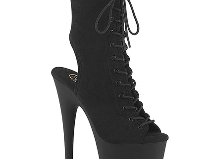 ADORE-1016 - Blk Faux Suede/Blk Matte