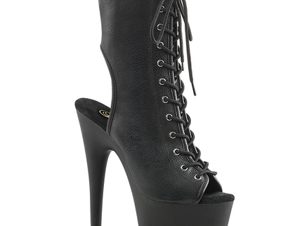 ADORE-1016 - Blk Faux Leather/Blk Matte