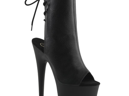 ADORE-1018 - Blk Faux Leather/Blk Matte