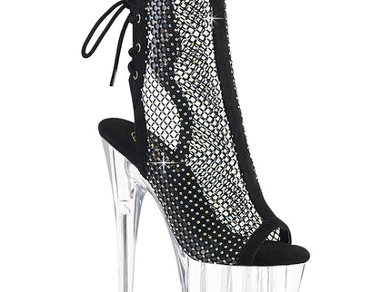 ADORE-1018RM - Blk Faux Suede-RS Mesh/Clr