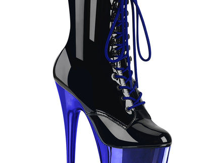 ADORE-1020 - Blk Pat/Royal Blue Chrome