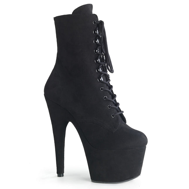 ADORE-1020FS - Blk Faux Suede/Blk Faux Suede