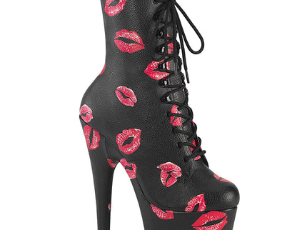 ADORE-1020KISSES - Blk Faux Leather/Blk Faux Leather