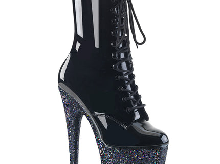 ADORE-1020LG - Blk Pat/Blk Multi Glitter