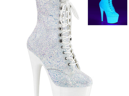 ADORE-1020LG - Neon White Multi Glitter/Neon White