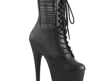 ADORE-1020PK - Blk Faux Leather/Blk Matte