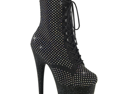 ADORE-1020RM - Blk Faux Suede-RS Mesh/Blk Matte
