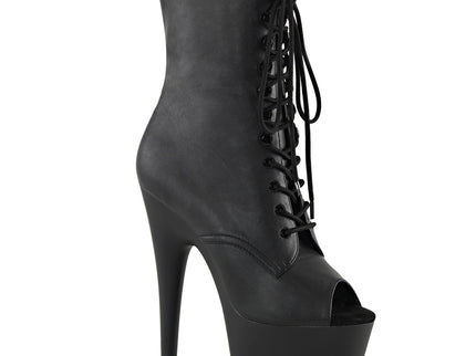 ADORE-1021 - Blk Faux Leather/Blk Matte