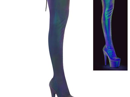 ADORE-3008REFL - Stretch Green-Purple Refllective/M