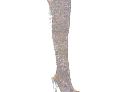 ADORE-3019C-RS - Slv AB RS-Faux Suede/Clr