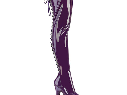 ADORE-3063 - Purple Str. Pat/Purple