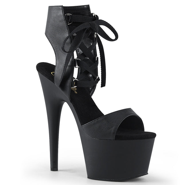 ADORE-700-14 - Blk Faux Leather/Blk Matte