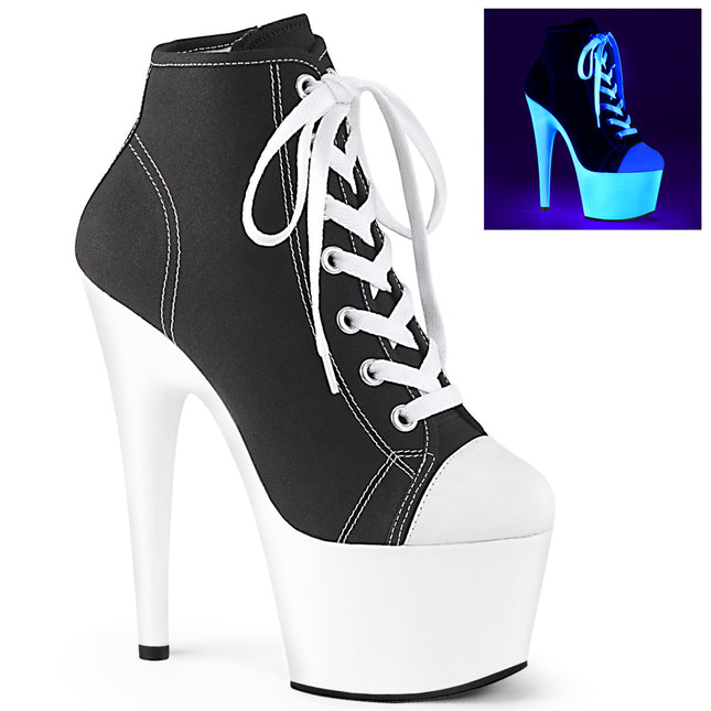 ADORE-700SK-02 - Blk Canvas/Neon White