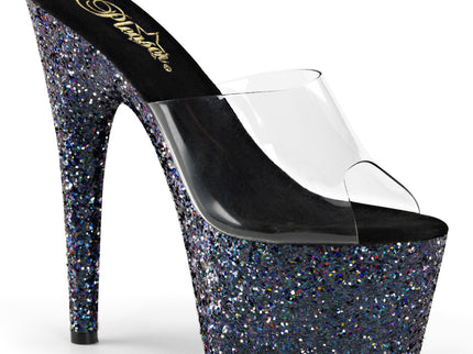 ADORE-701LG - Clr/Blk Holo Glitter