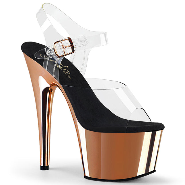 ADORE-708 - Clr/Rose Gold Chrome