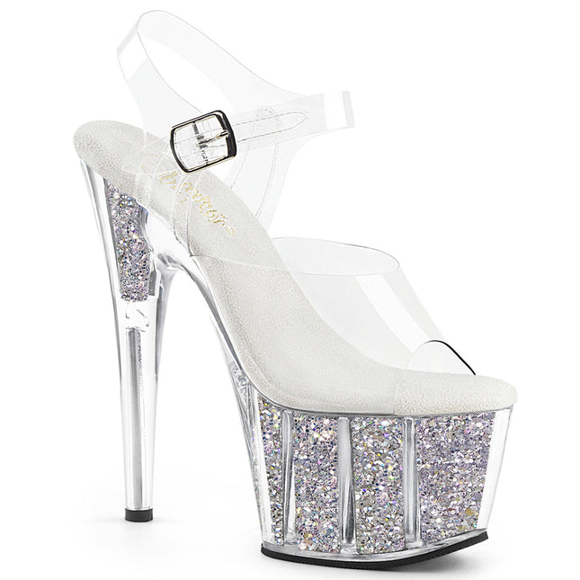 ADORE-708G - Clr/Silver Multi Glitter Inserts