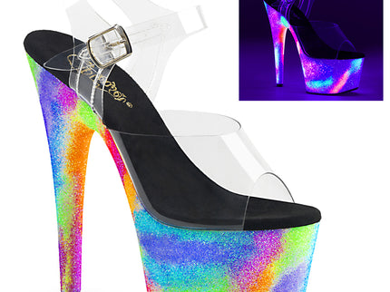 ADORE-708GXY - Clr/Neon Galaxy Glitter