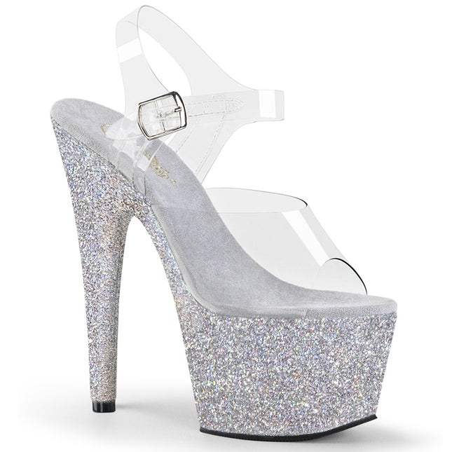 ADORE-708HMG - Clr/Slv Multi Glitter