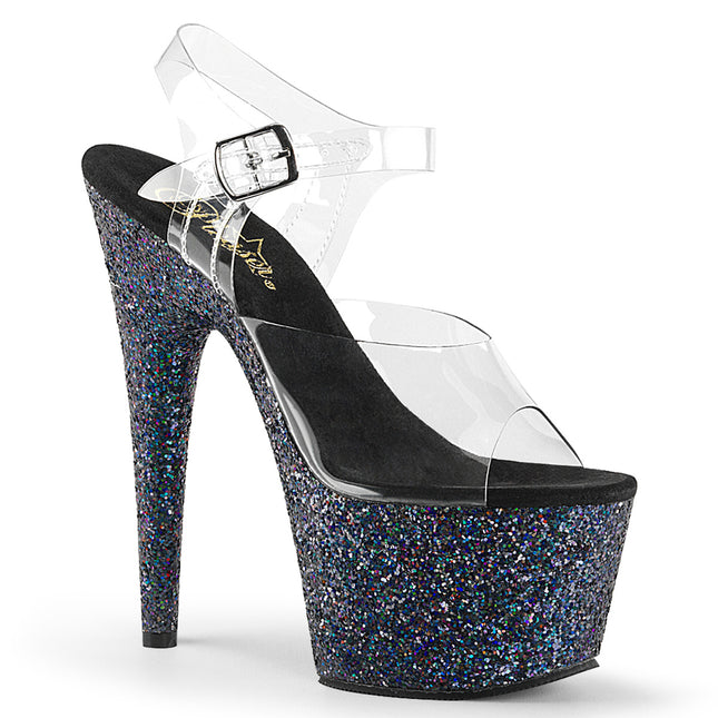 ADORE-708LG - Clr/Blk Multi Glitter