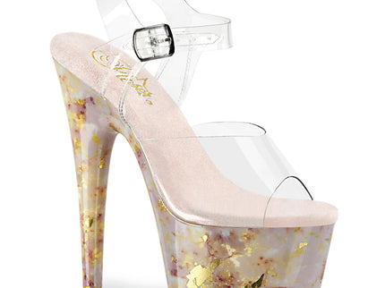 ADORE-708MB - Clr/Blush-Gold Marble