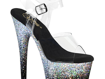 ADORE-708SS - Clr/Blk-Slv Multi Glitter