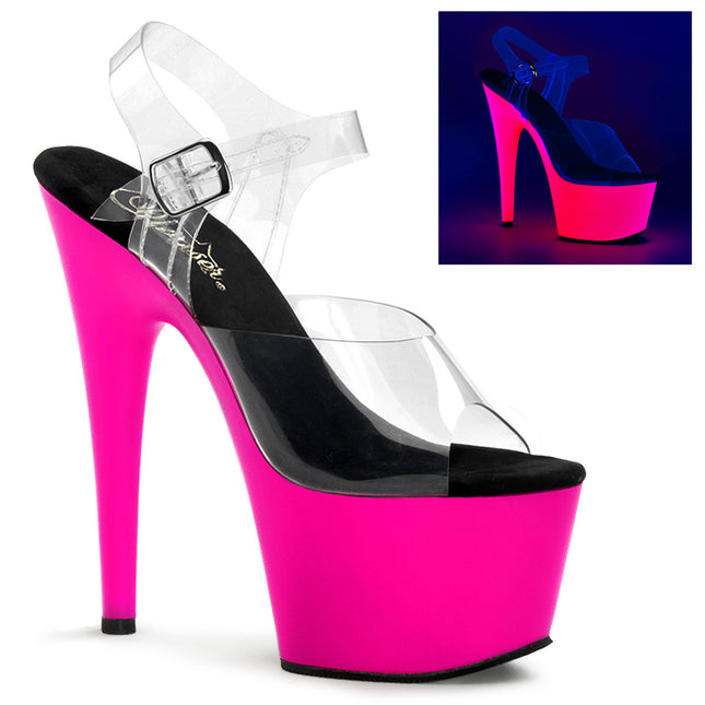 ADORE-708UV - Clr/Neon Pink