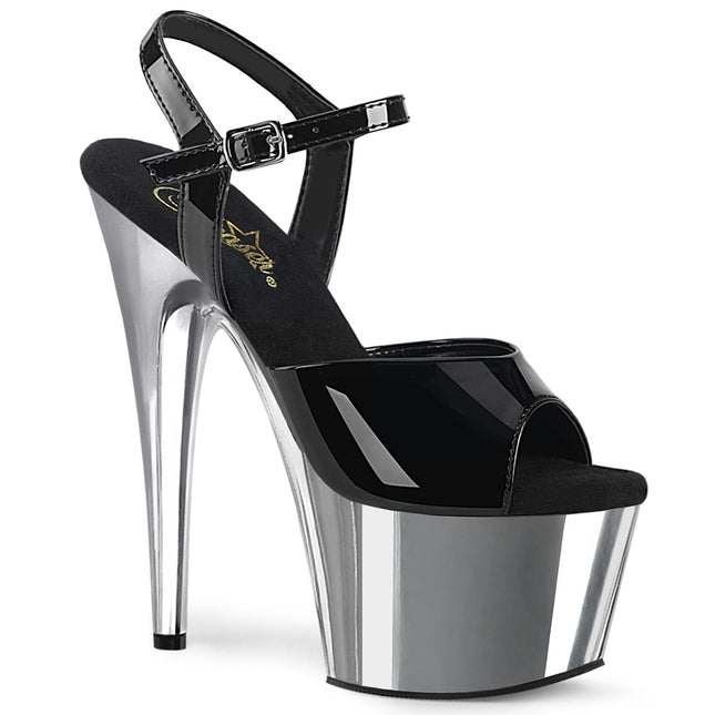 ADORE-709 - Blk Pat/Slv Chrome
