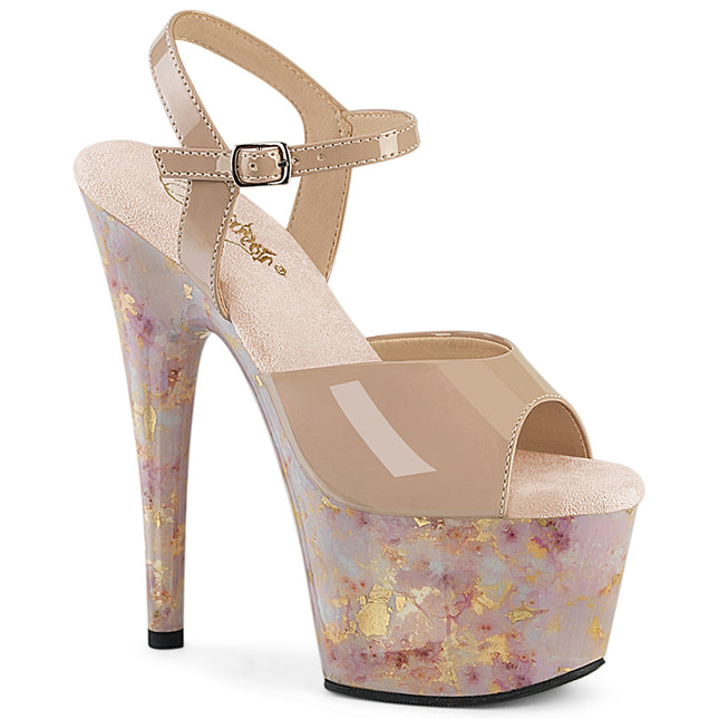 ADORE-709MB - Nude Pat/Blush-Gold Marble