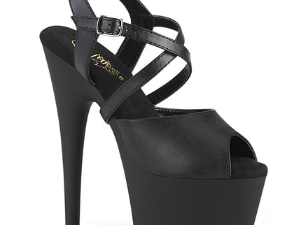 ADORE-724 - Blk Faux Leather/Blk Matte
