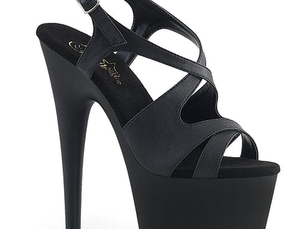 ADORE-730 - Blk Faux Leather/Blk Matte