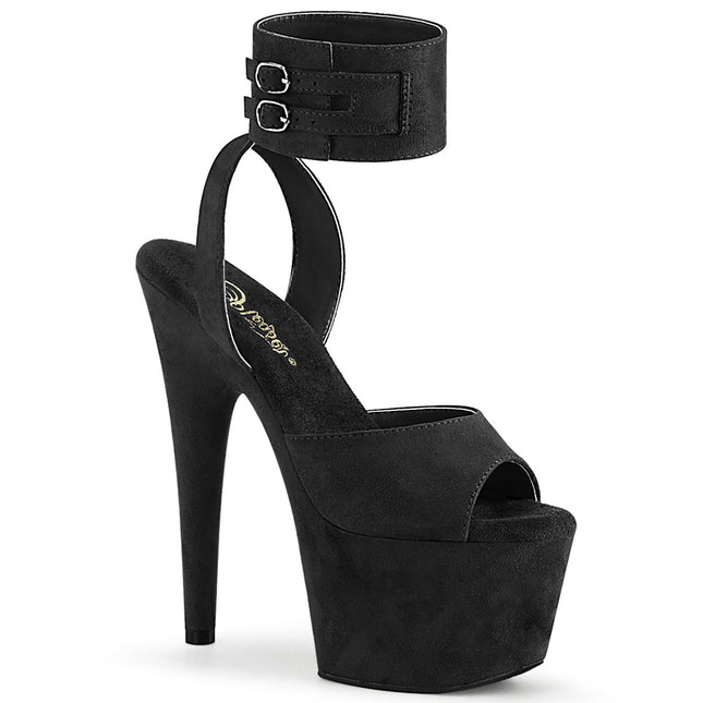 ADORE-791FS - Blk Faux Suede/Blk Faux Suede