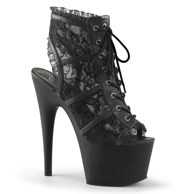 ADORE-796LC - Blk Mesh Lace/Blk Matte