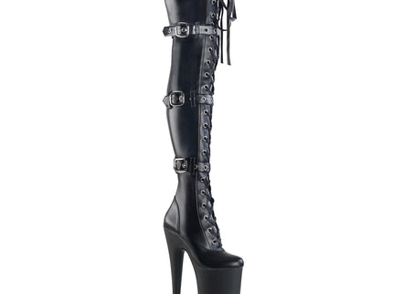 BEYOND-3028 - Blk Str Faux Leather/Blk Matte