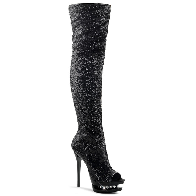 BLONDIE-R-3011 - Blk Sequins/Blk