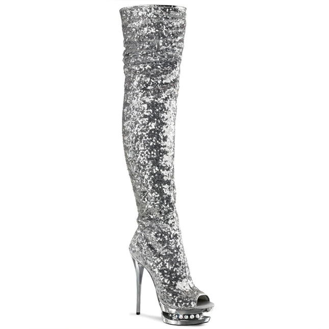 BLONDIE-R-3011 - Slv Sequins/Slv Chrome