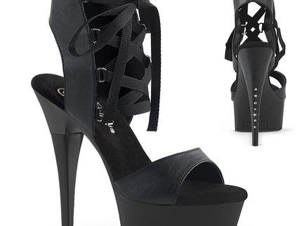 CAPTIVA-600-14 - Blk Faux Leather/Blk Matte