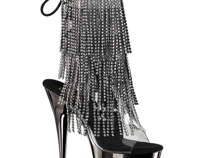 DELIGHT-1017RSF - Clr-Blk/Dark Pewter Chrome