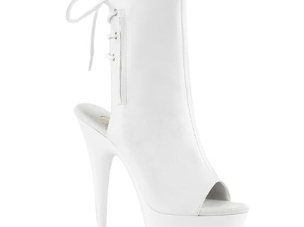 DELIGHT-1018 - Wht Faux Leather/Wht