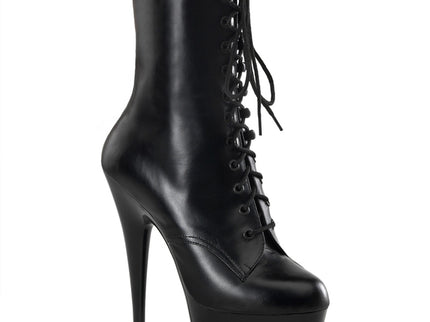 DELIGHT-1020 - Blk Leather/Blk