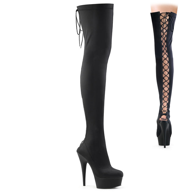 DELIGHT-3003 - Blk Lycra/Blk Matte