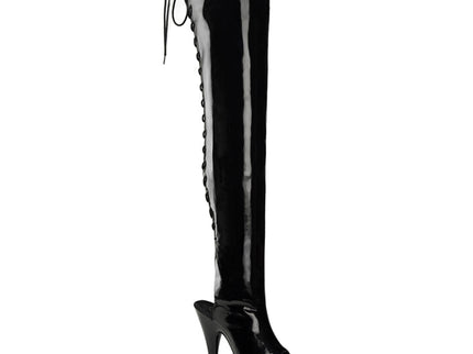 DELIGHT-3017 - Blk Str Pat/Blk