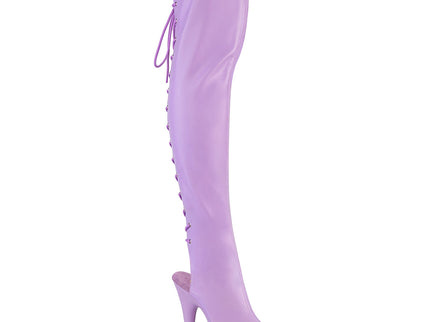 DELIGHT-3019 - Lavender Faux Leather/Lavender Matte