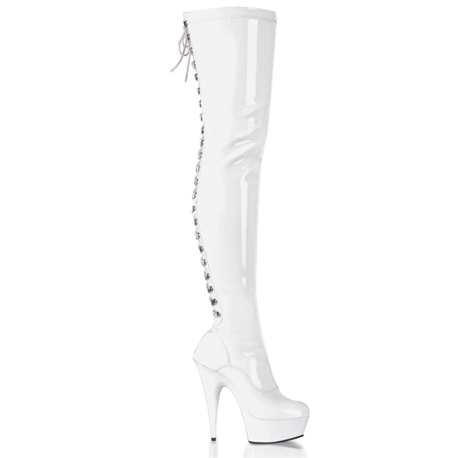 DELIGHT-3063 - Wht Str Pat/Wht