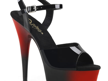 DELIGHT-609BR - Blk Pat/Red-Blk