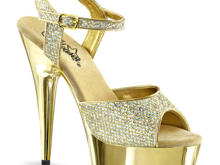 DELIGHT-609G - Gold Multi Gltr/Gold Chrome