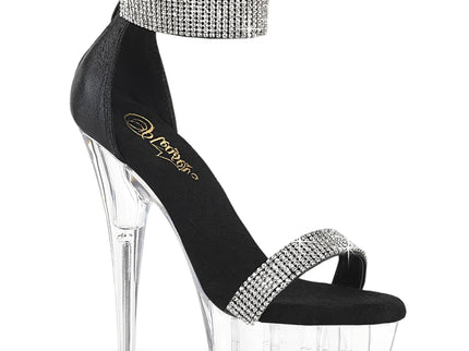 DELIGHT-641 - Blk Shimmery Fabric/Clr