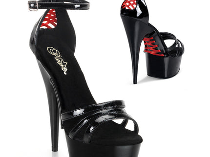 DELIGHT-662 - Blk Pat/Blk