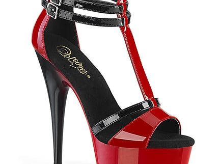 DELIGHT-663 - Red-Blk Pat/Red-Blk