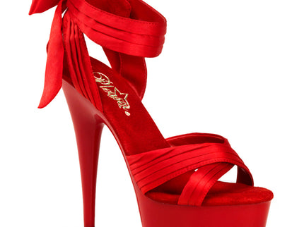 DELIGHT-668 - Red Satin/Red