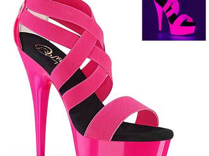 DELIGHT-669UV - Neon H. Pink Elastic Band-Pat/Neon H. P.